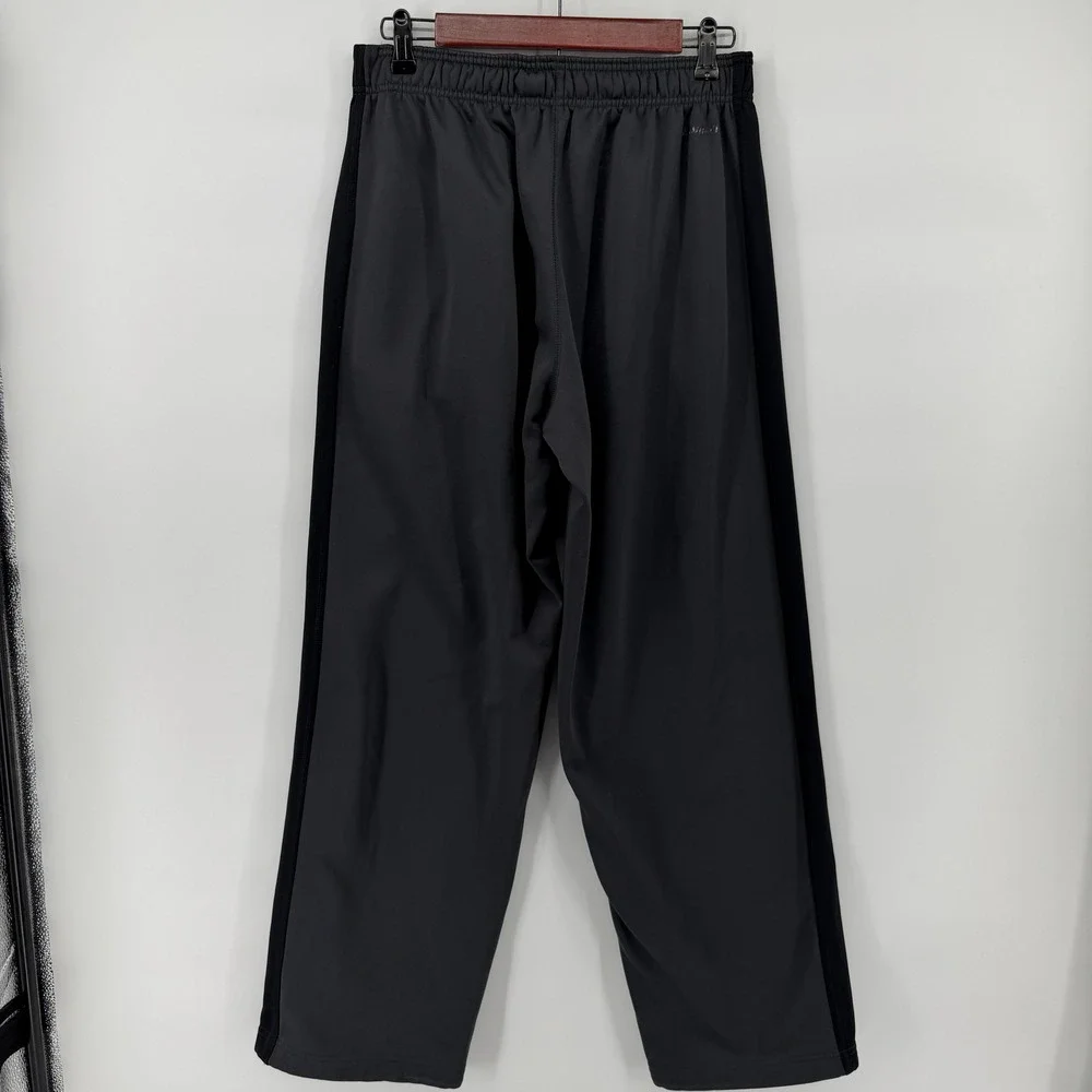 Nike Therma-FIT Training Pants Mens Medium Black Straight Leg Fleece Joggers Y2K